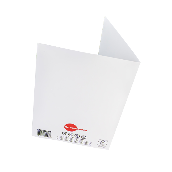 The Back of Blank Recordable Card