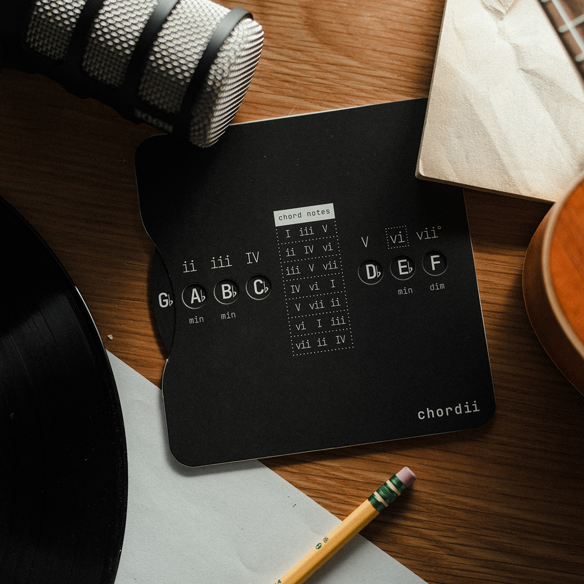 Black Chordii Guitar Tool