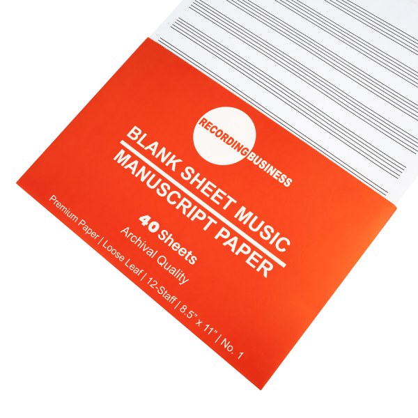 Blank Sheet Music Journal