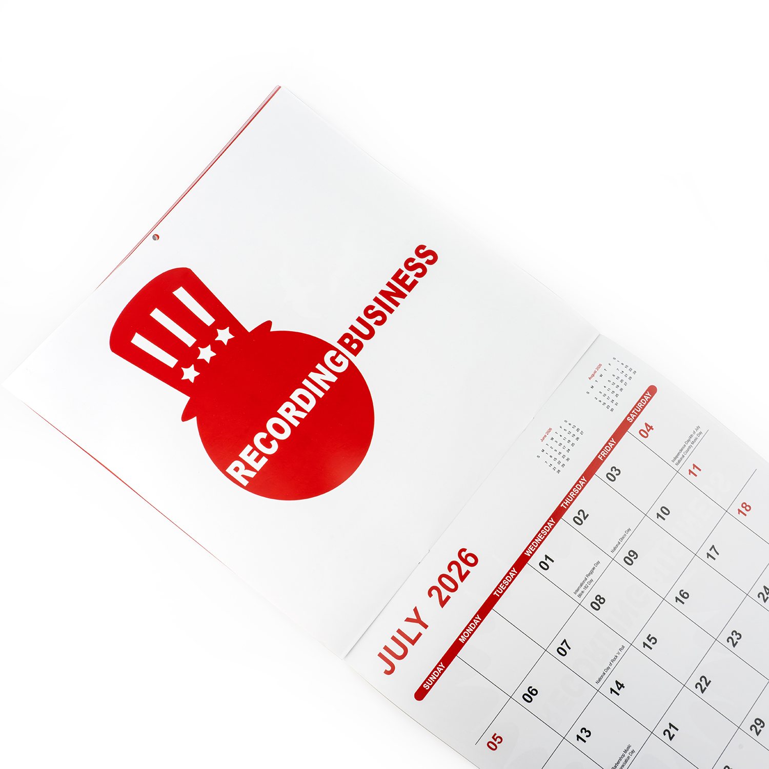 Music July 2026 Calendar