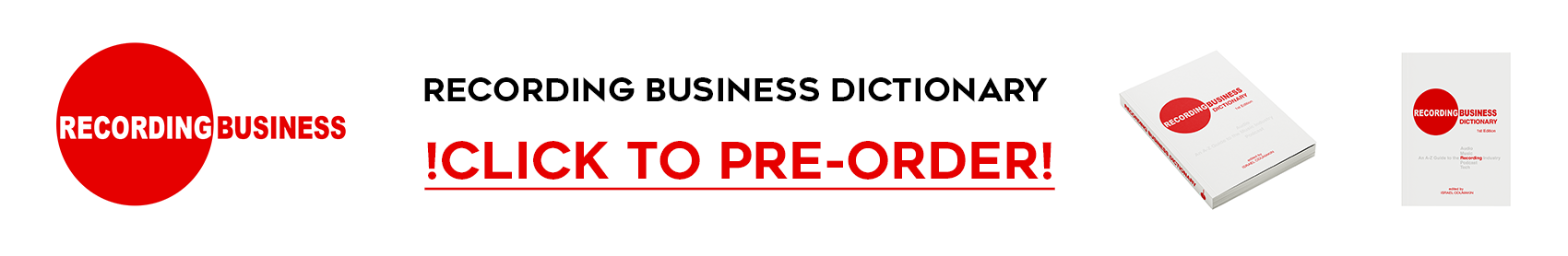 PRE-ORDER RECORDING BUSINESS DICTIONARY