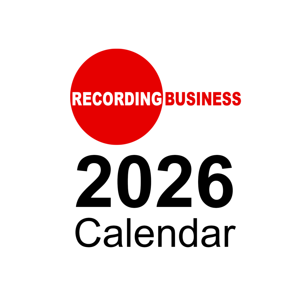Recording Business 2026 Calendar