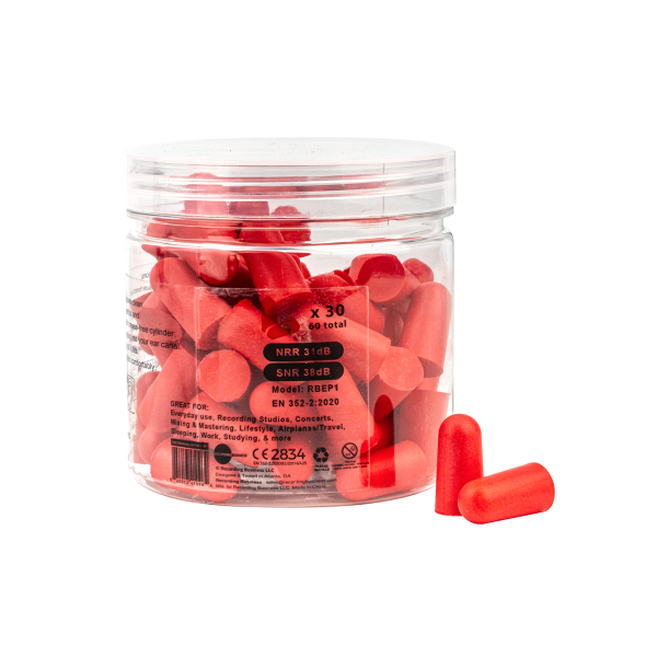 Recording Business Red Earplugs
