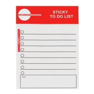 Sticky Daily To Do List
