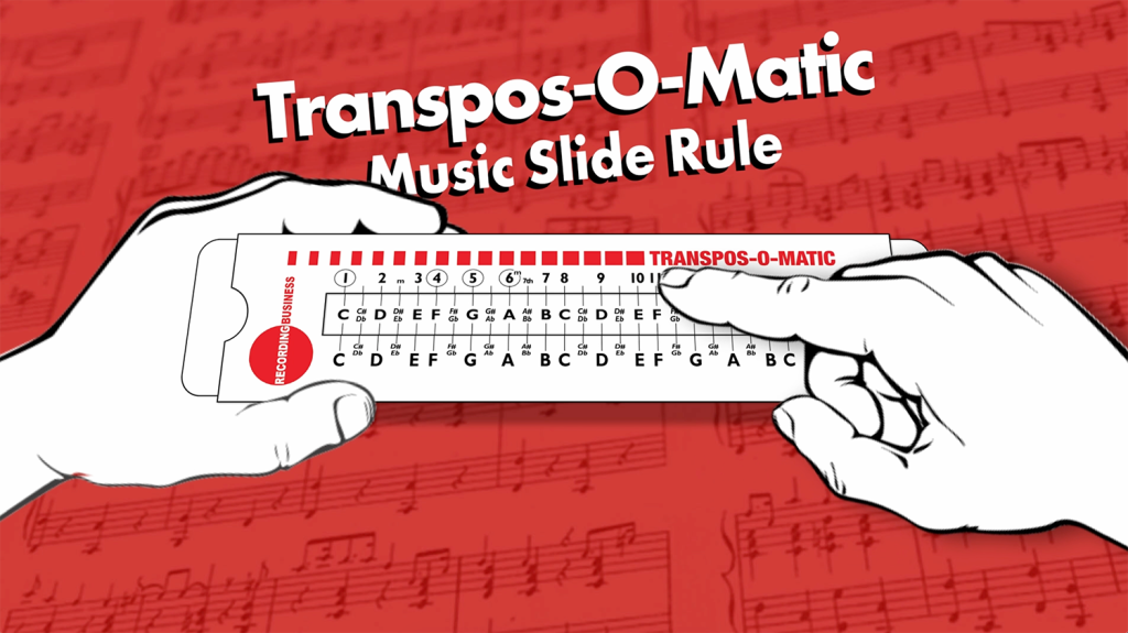 How to use a Transpos-O-Matic to transpose chords & learn basic music theory